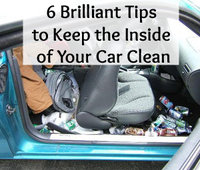 Learn the best (and most efficient) ways to keep your car clean, decluttered, and organized!