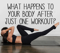 Learn the benefits of what happens to your body after only ONE workout! 